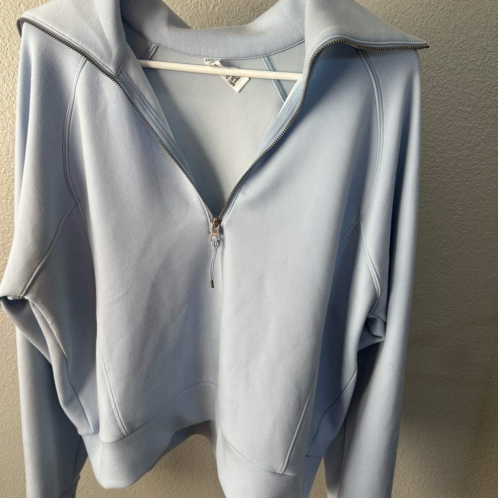 SPANX - air essentials quarter zip - L